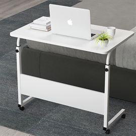 שולחן לפטופ ברוחב 80 ס"מ דגם ALEX צבע לבן מתצוגה ועודפים - argoflex